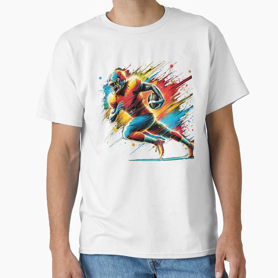American Football Game Day Vibes T-Shirt - Aesthetic Graphic Unisex - T-Shirt, Sweatshirt, Hoodie