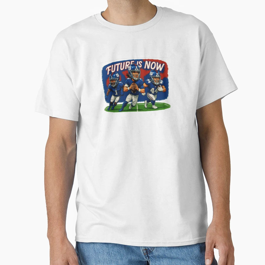 Giants Trio Jaxson Dart Malik Nabers T-Shirt - Casual Everyday Wear Unisex - T-Shirt, Sweatshirt, Hoodie