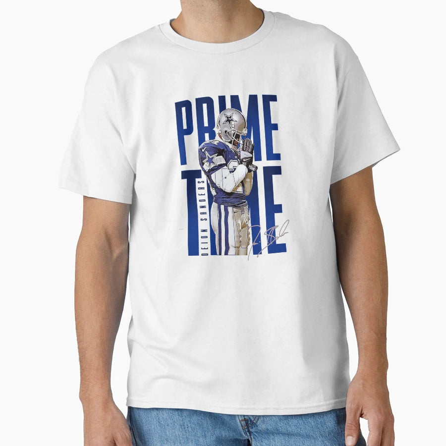 Deion Sanders Dallas Cowboys T-Shirt - Custom Art Print Men Women - T-Shirt, Sweatshirt, Hoodie