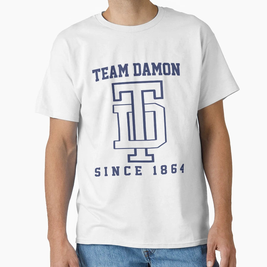Team Damon Logo T-Shirt - Casual Everyday Wear Unisex - T-Shirt, Sweatshirt, Hoodie