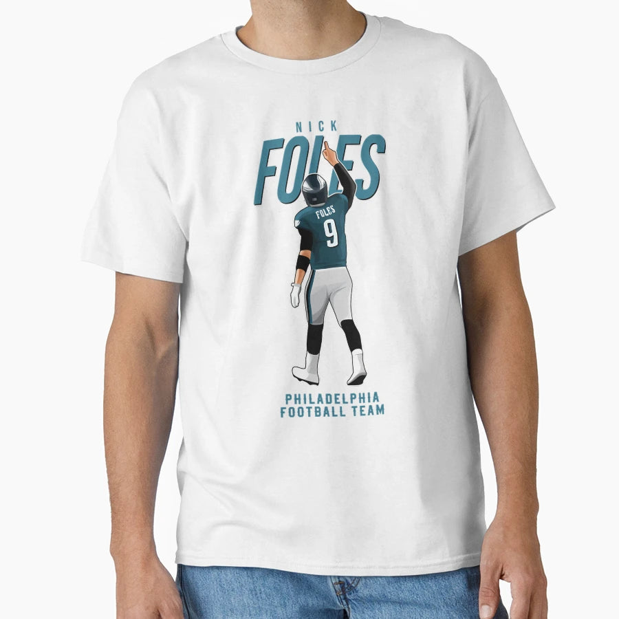 Nick Foles 9 Philadelphia Football T-Shirt - Minimalist Print Men Women - T-Shirt, Sweatshirt, Hoodie