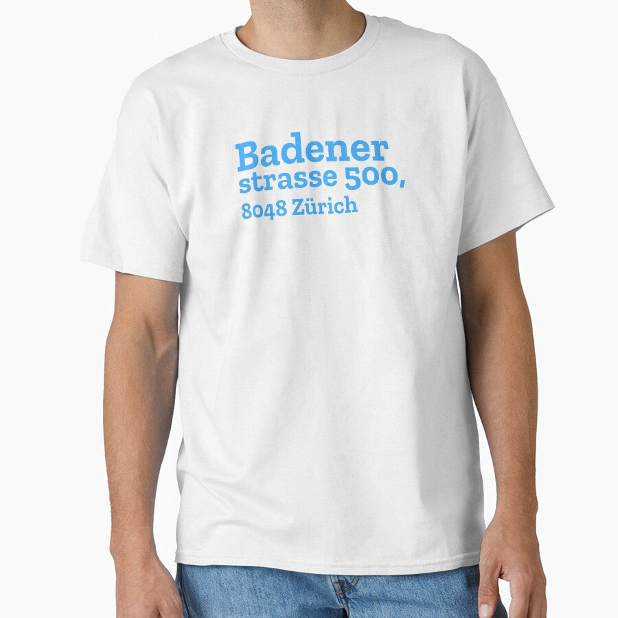 Zurich Stadium Address by The Chuck Wagon - Adult & Kids T-Shirts, Sweatshirts & Hoodies apparel design preview 1