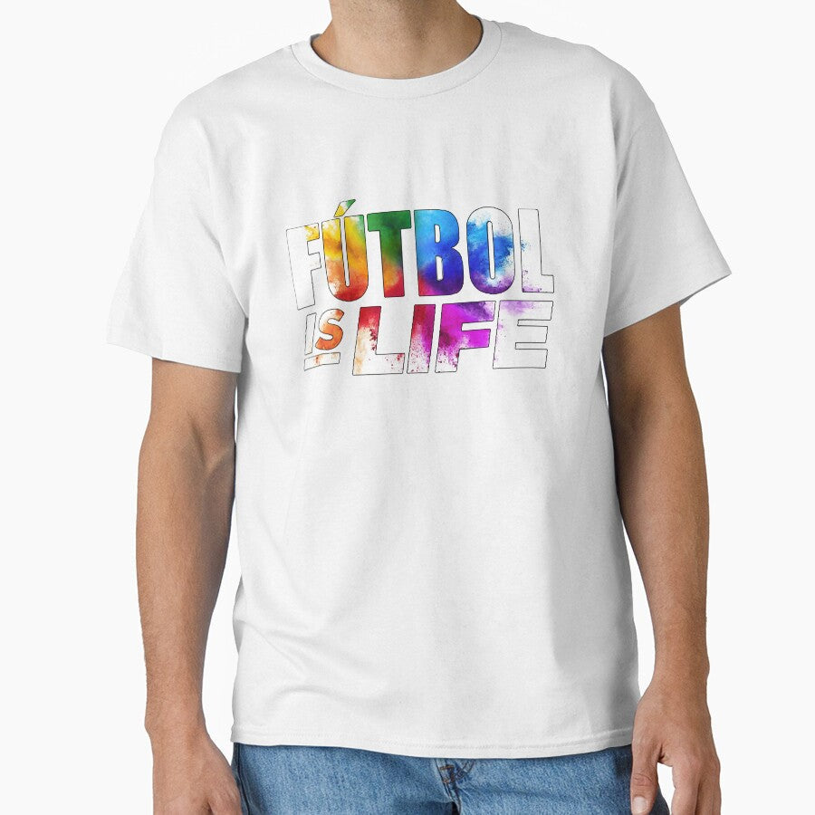 Logo Graphic Proud Futbol Is Life Cool Gift by - Adult & Kids T-Shirts, Sweatshirts & Hoodies apparel design preview 1