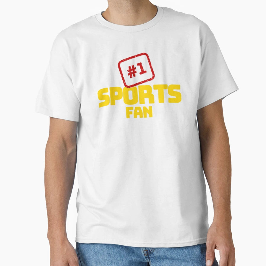 1 Sports Fan Yellow T-Shirt - Casual Everyday Wear for Adults - T-Shirt, Sweatshirt, Hoodie