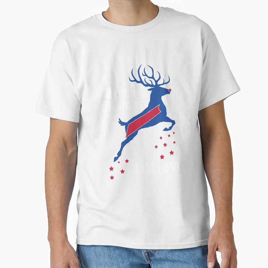 Merry Billsmas Billieve Buffalo T-Shirt - Custom Art Print for Adults - T-Shirt, Sweatshirt, Hoodie