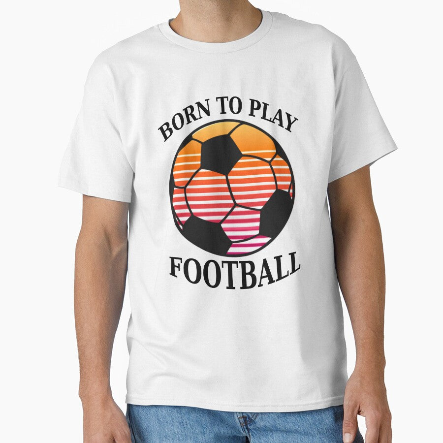 Born to play football sticker pack by shirtsdesignpk - Adult & Kids T-Shirts, Sweatshirts & Hoodies apparel design preview 1
