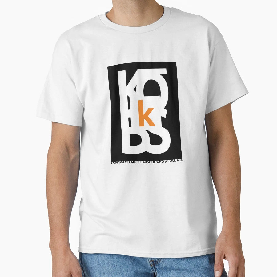K Kobs Logo Black T-Shirt - Trendy Graphic Men Women - T-Shirt, Sweatshirt, Hoodie