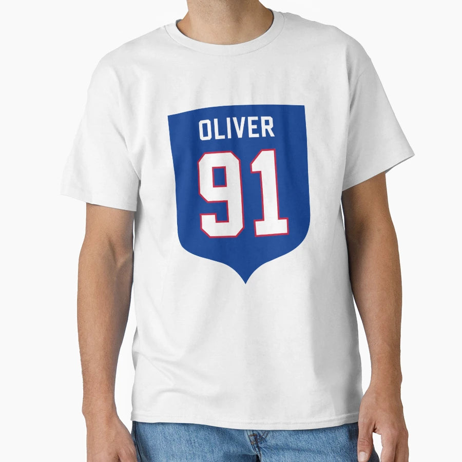 Ed Oliver 91 Emblem T-Shirt - Minimalist Print Unisex - T-Shirt, Sweatshirt, Hoodie