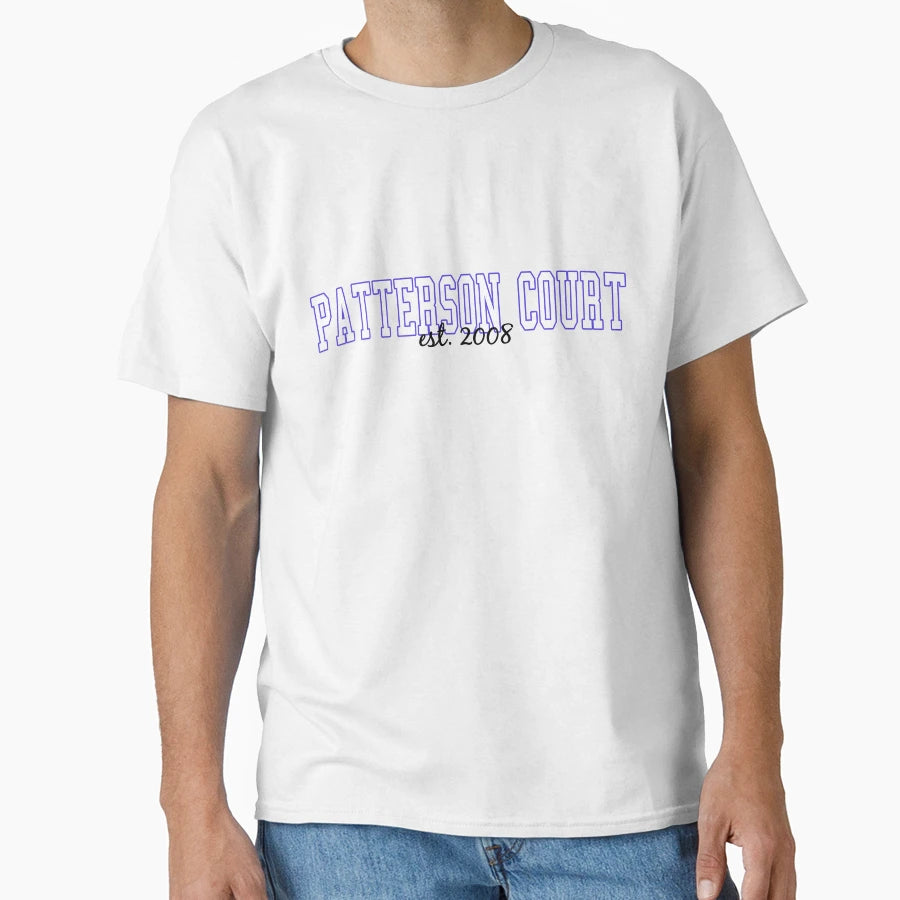 Patterson Court Logo T-Shirt - Minimalist Print for Adults - T-Shirt, Sweatshirt, Hoodie