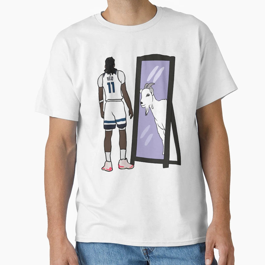 Naz Reid Mirror Goat T-Shirt - Custom Art Print for Adults - T-Shirt, Sweatshirt, Hoodie