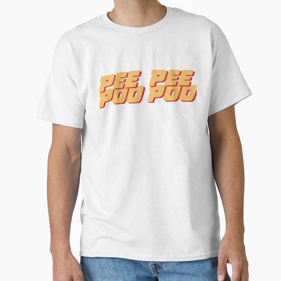 Pee Pee Poo Poo T-Shirt - Minimalist Print Men Women - T-Shirt, Sweatshirt, Hoodie