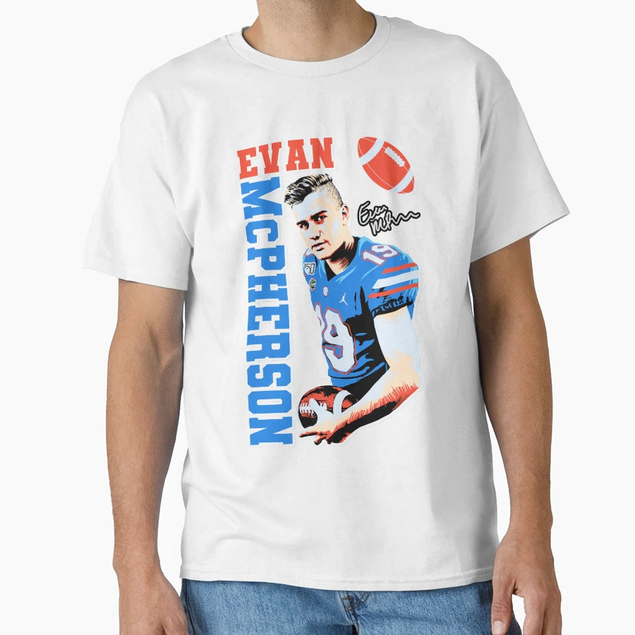 Evan Mcpherson Blue T-Shirt - Graphic Print Men Women - T-Shirt, Sweatshirt, Hoodie