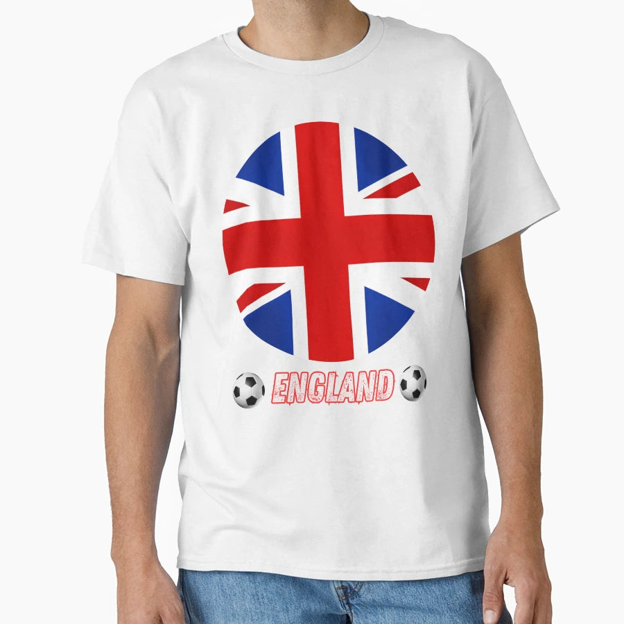 English Football Tribute T-Shirt - Minimalist Print for Adults - T-Shirt, Sweatshirt, Hoodie