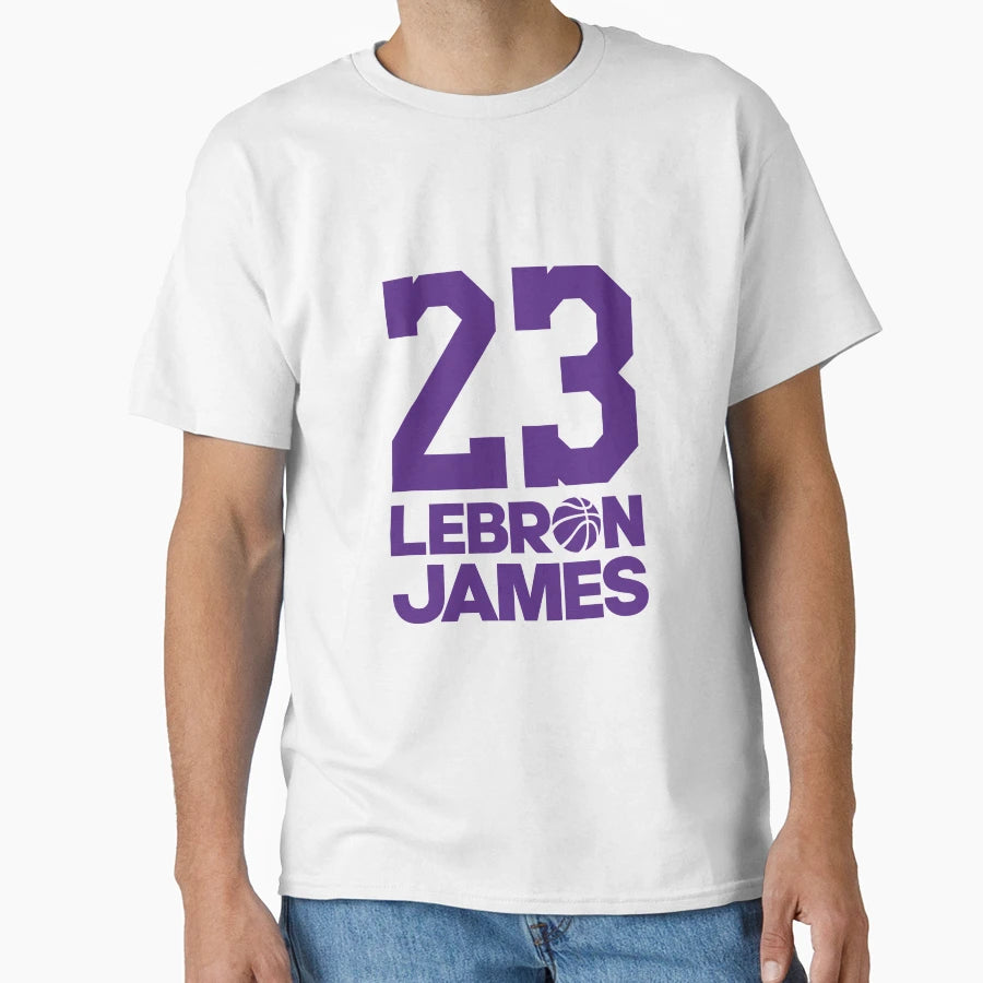 23 Lebron James Purple T-Shirt - Custom Art Print for Adults - T-Shirt, Sweatshirt, Hoodie