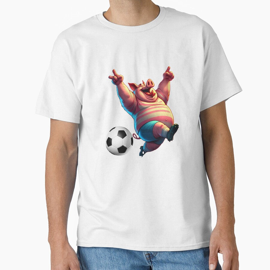 Joyful Pig Outdoor Victory by ArchVibe - Adult & Kids T-Shirts, Sweatshirts & Hoodies apparel design preview 1
