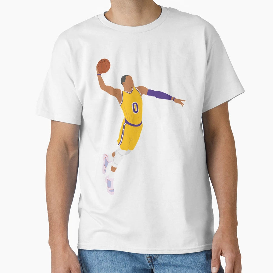 Russell Westbrook Dunk Highlights T-Shirt - Trendy Graphic Men Women - T-Shirt, Sweatshirt, Hoodie