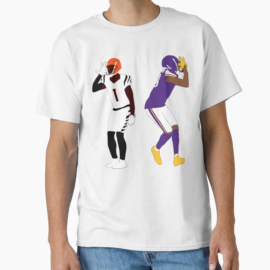 Griddy Duo JJ And Jammar Chase Best T-Shirt - Trendy Graphic for Adults - T-Shirt, Sweatshirt, Hoodie
