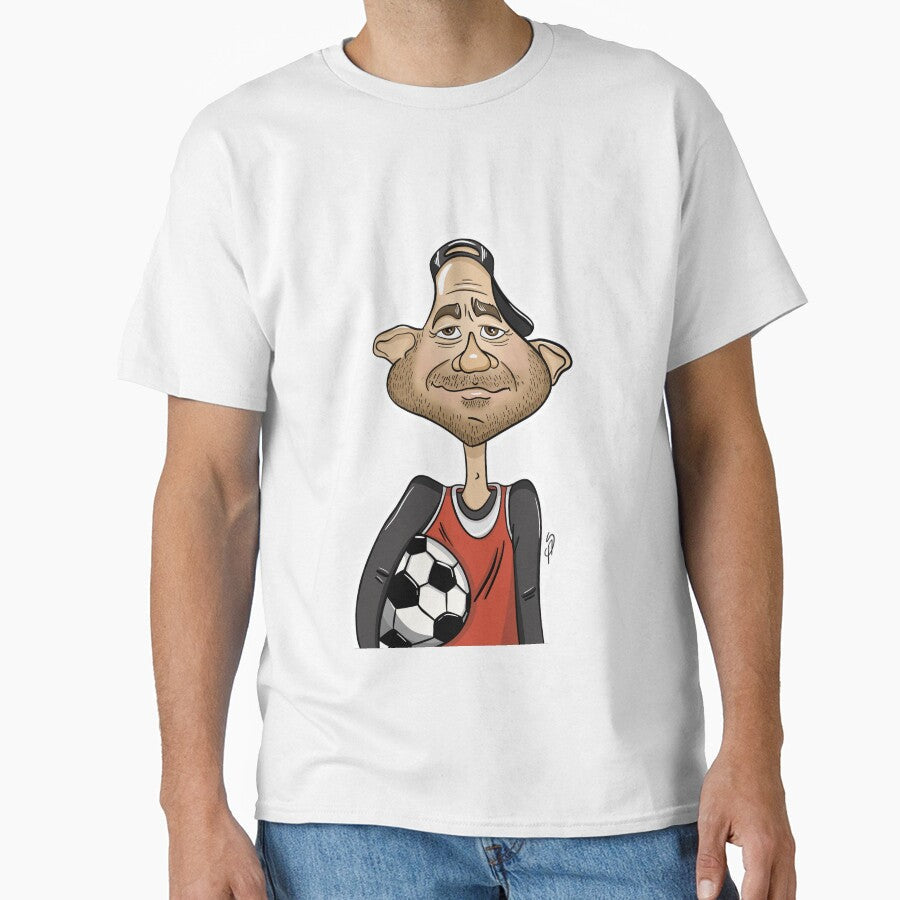 Tired Football Player Funny Cartoon by - Adult & Kids T-Shirts, Sweatshirts & Hoodies apparel design preview 1