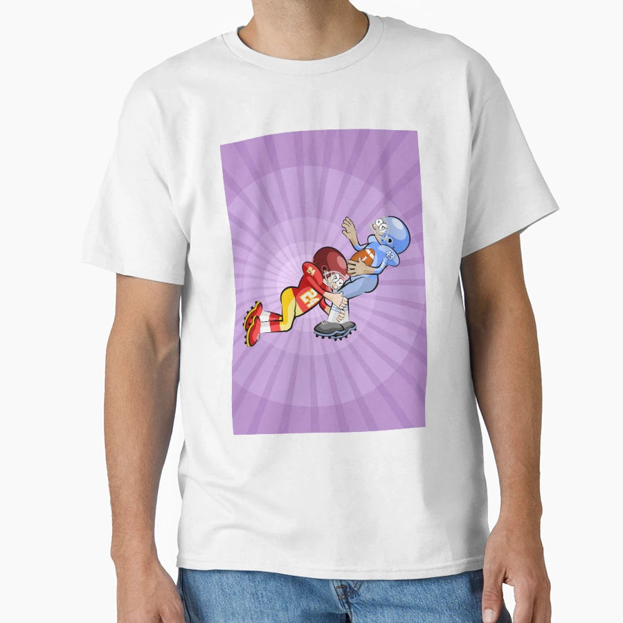 American Football Player Grabs His T-Shirt - Custom Art Print for Adults - T-Shirt, Sweatshirt, Hoodie