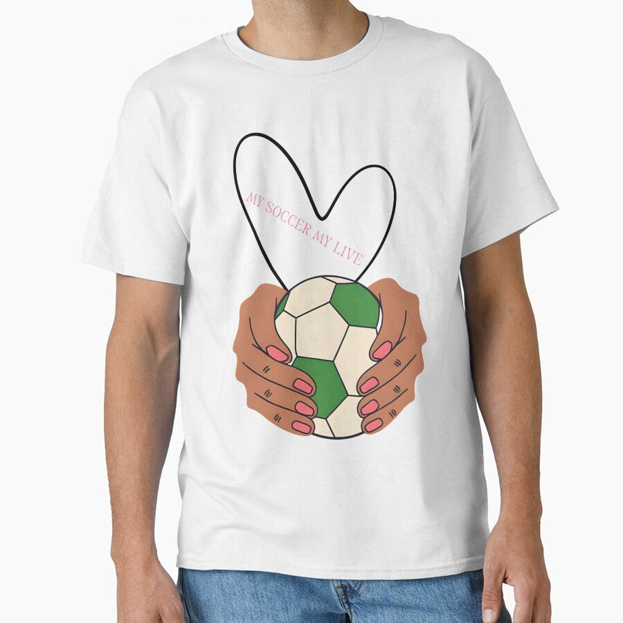 My soccer, life I'm a girl by Knock on door - Adult & Kids T-Shirts, Sweatshirts & Hoodies apparel design preview 1
