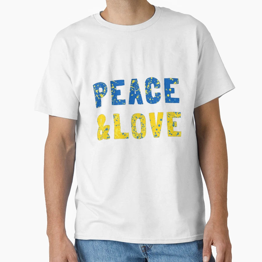 Peace Love T-Shirt - Novelty Apparel Unisex - T-Shirt, Sweatshirt, Hoodie