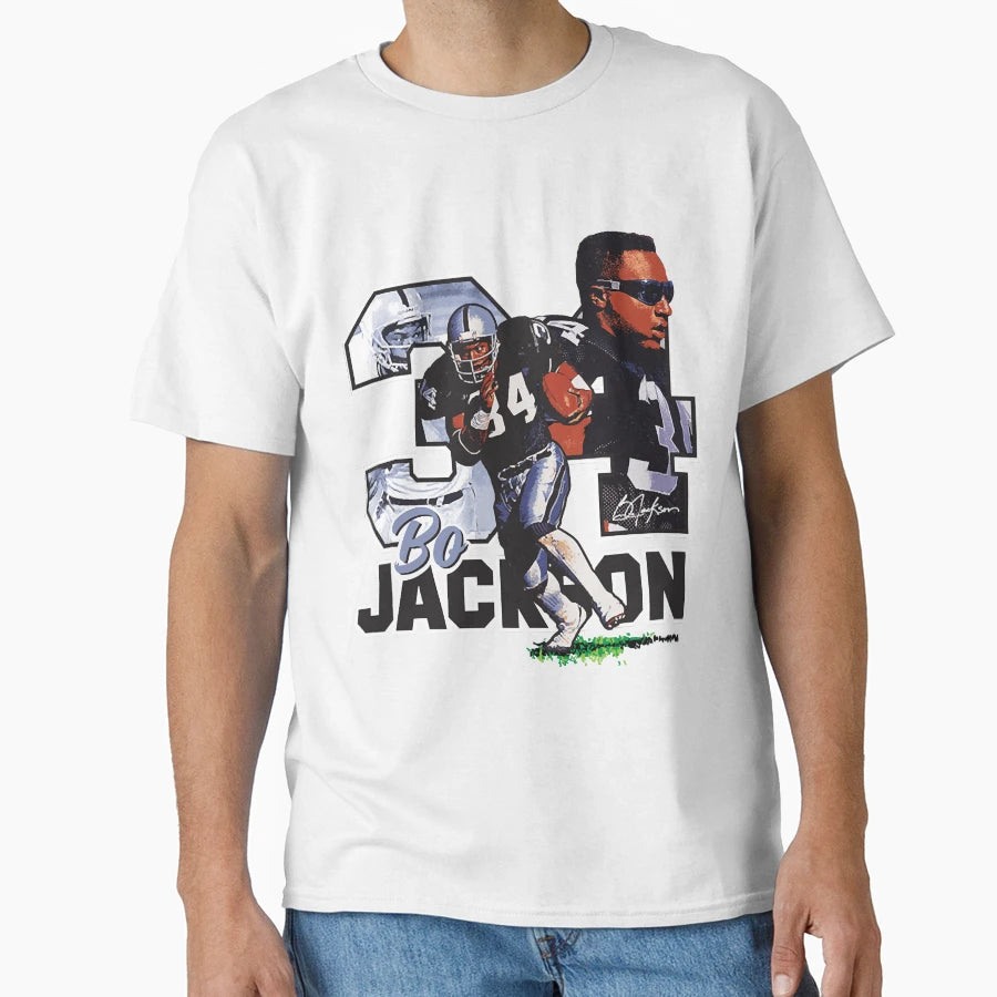 Bo Jackson T-Shirt - Fun Novelty Design for Adults - T-Shirt, Sweatshirt, Hoodie
