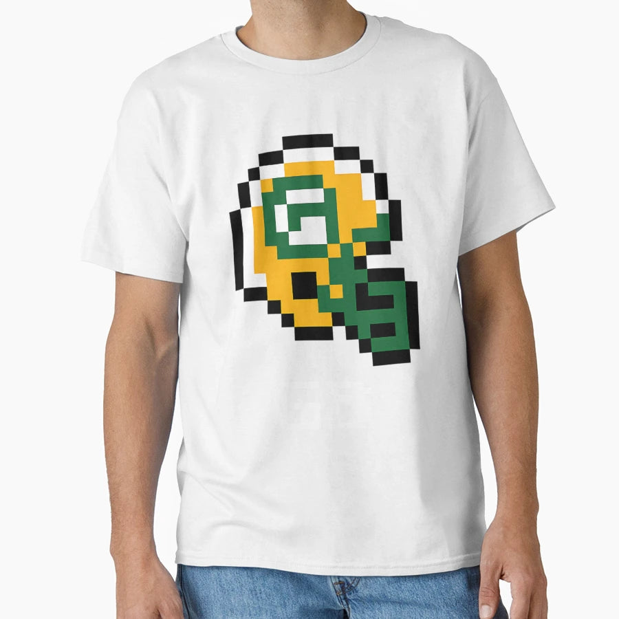 Green Bay Packers Tecmo Super Bowl T-Shirt - Novelty Apparel for Adults - T-Shirt, Sweatshirt, Hoodie
