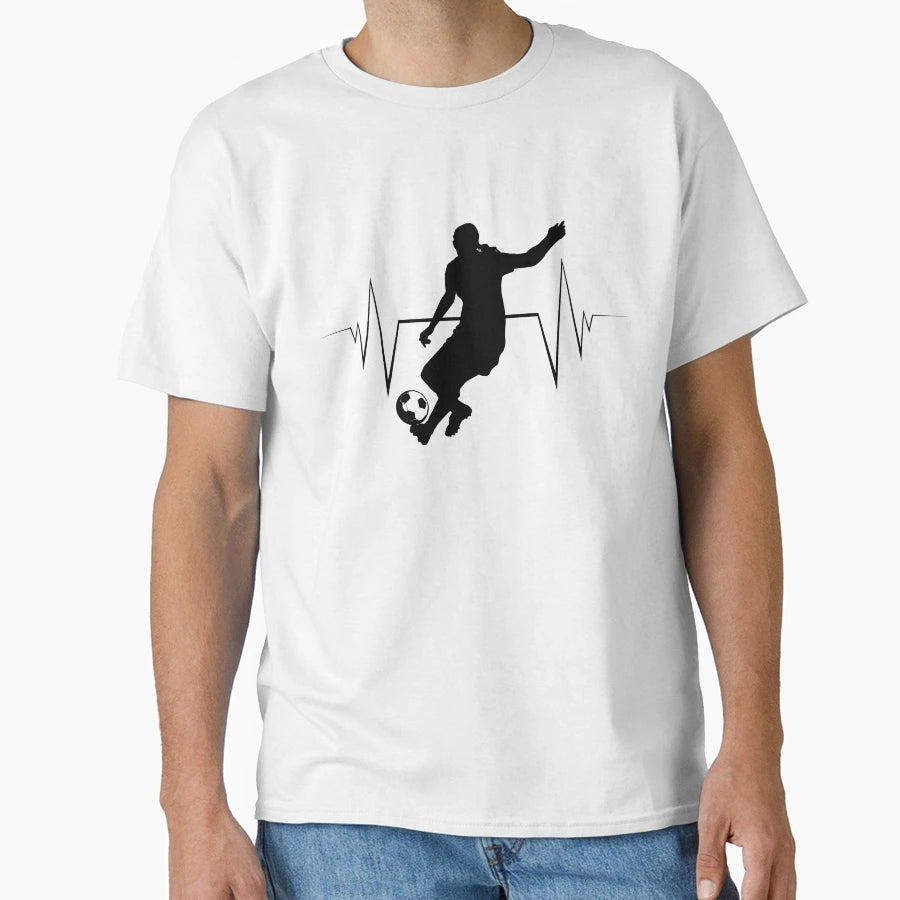 Heart Rate German Soccer Team T-Shirt - Minimalist Print Men Women - T-Shirt, Sweatshirt, Hoodie