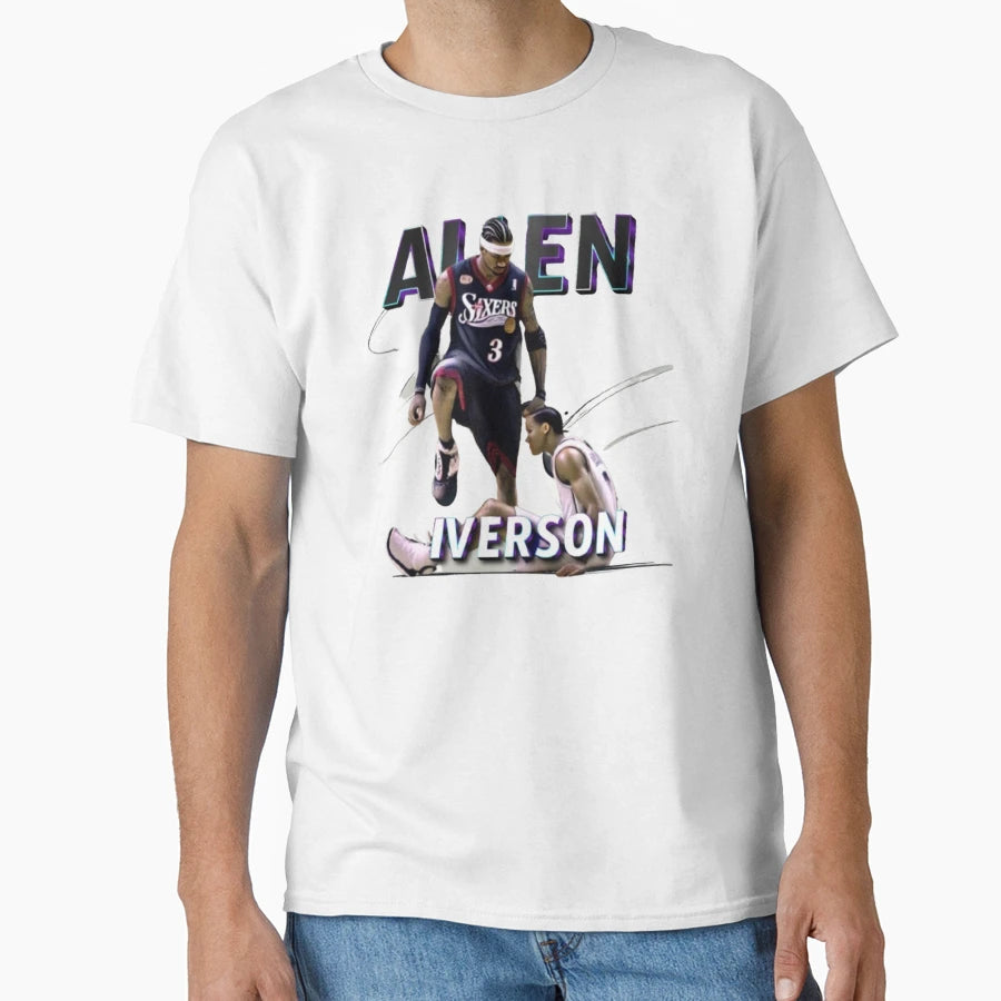 Allen Iverson T-Shirt - Minimalist Print for Adults - T-Shirt, Sweatshirt, Hoodie