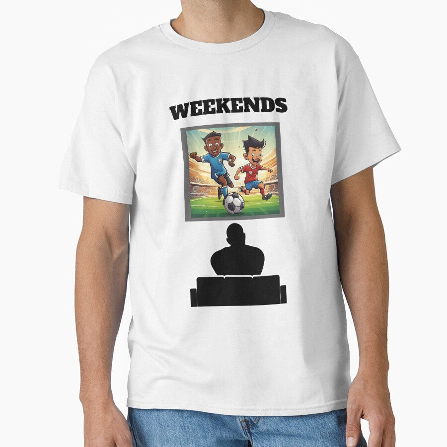 Weekends How to enjoy it Soccer by signshirtz - Adult & Kids T-Shirts, Sweatshirts & Hoodies apparel design preview 1