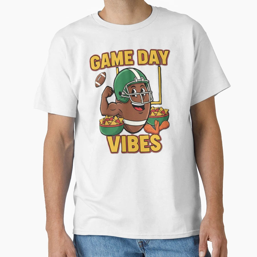 Game Day Vibes T-Shirt - Fun Novelty Design Men Women - T-Shirt, Sweatshirt, Hoodie