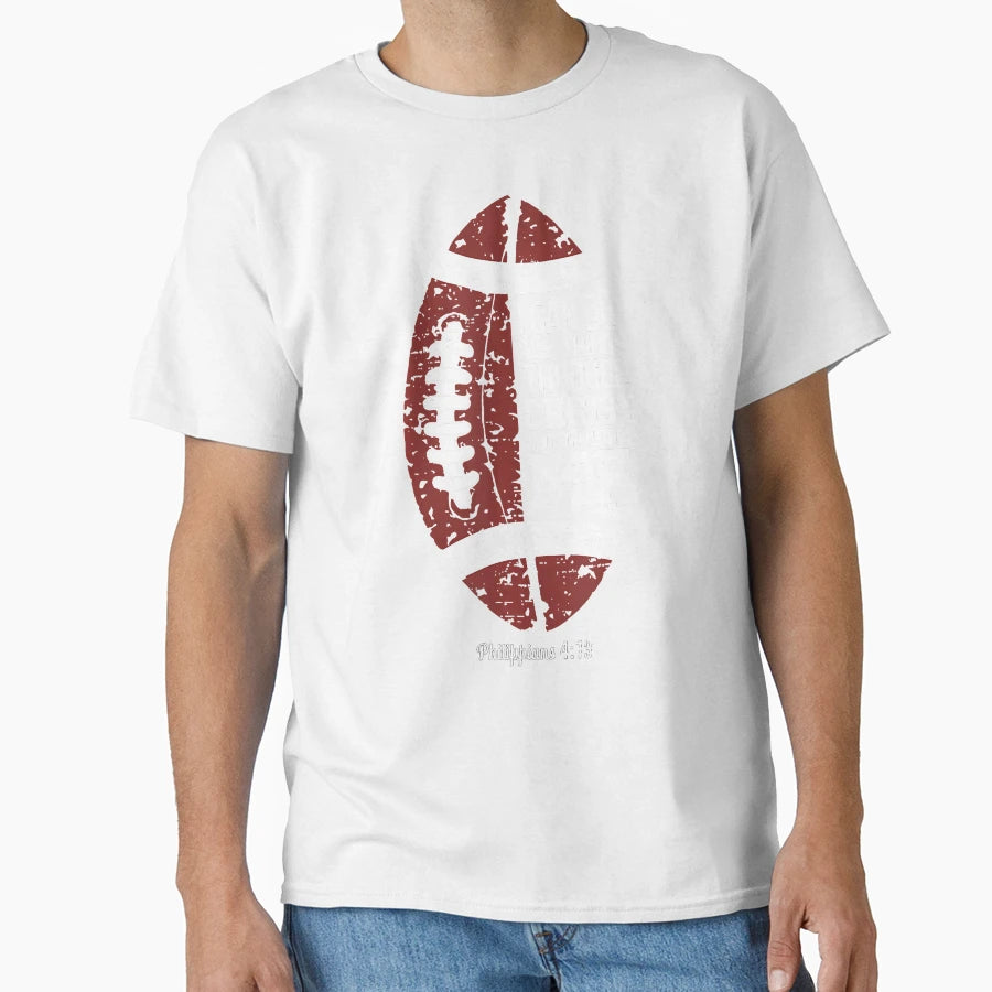 Christian Football I Can Do All T-Shirt - Fun Novelty Design Men Women - T-Shirt, Sweatshirt, Hoodie
