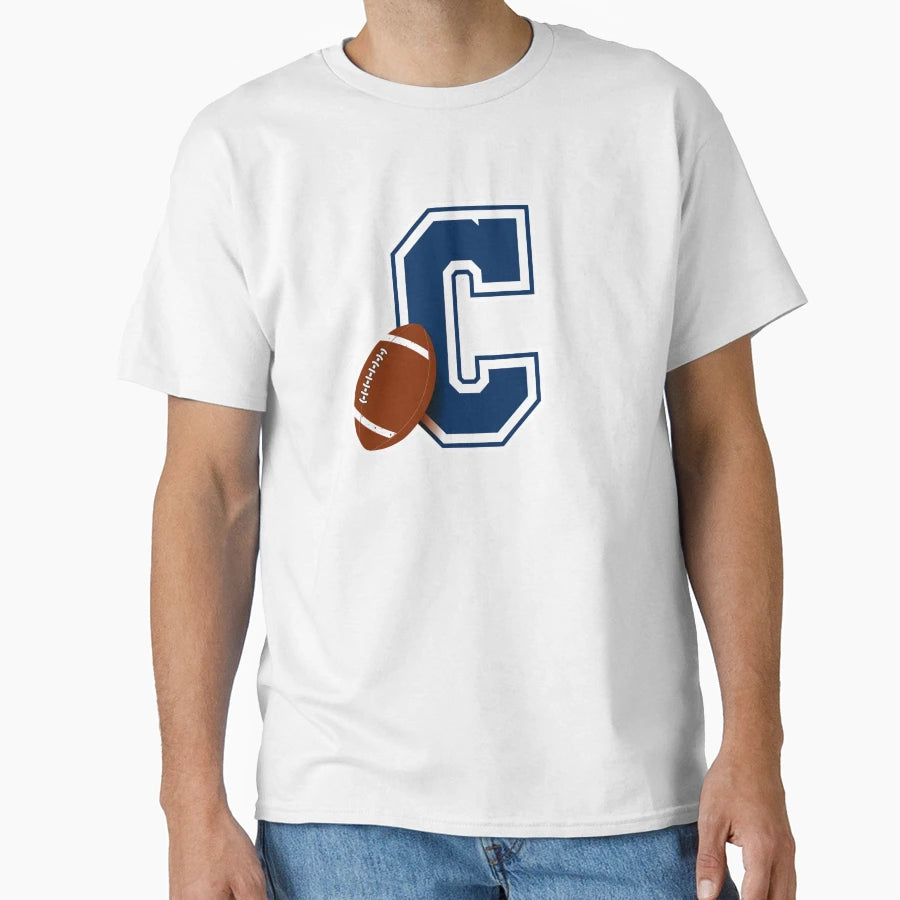 Dallas Football Monogram T-Shirt - Aesthetic Graphic Unisex - T-Shirt, Sweatshirt, Hoodie