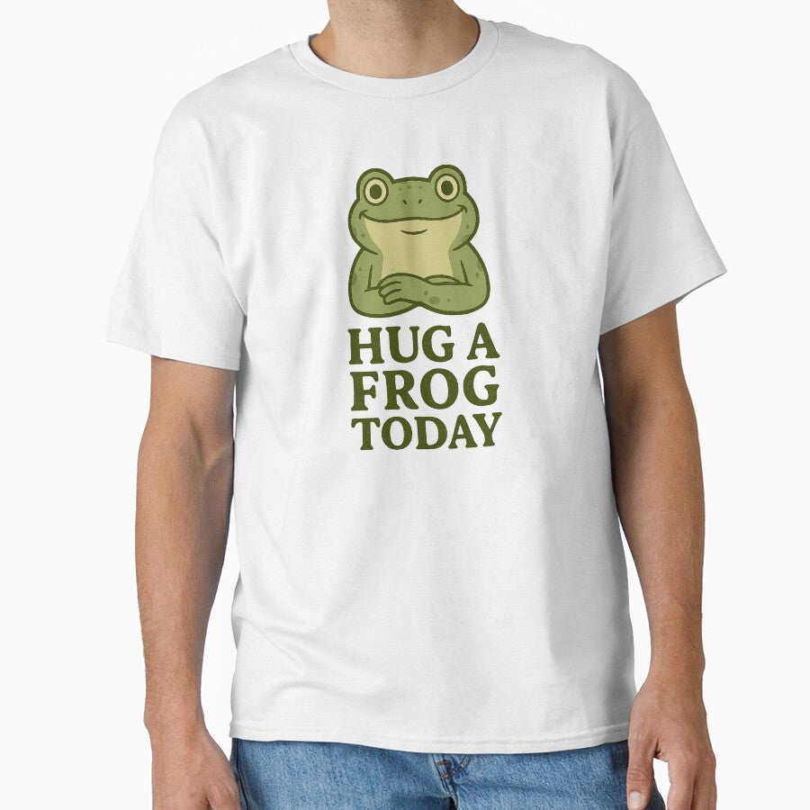 Hug A Frog Today Wholesome Lover by The Junto Shop - Adult & Kids T-Shirts, Sweatshirts & Hoodies apparel design preview 1