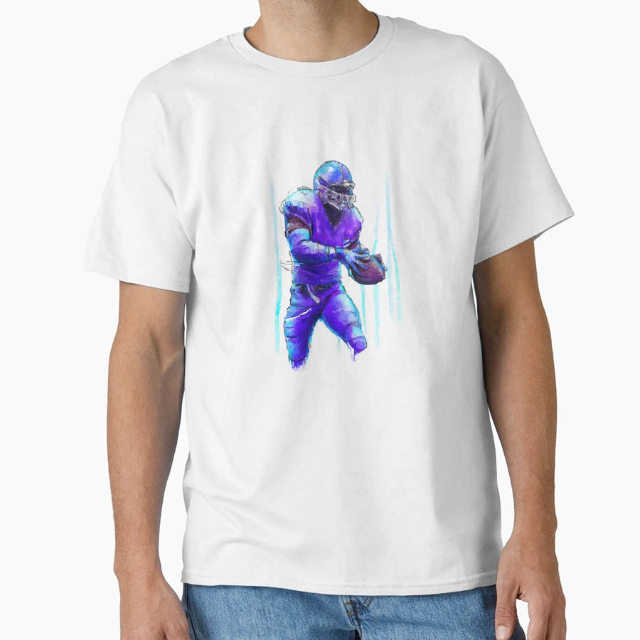 Cyberpunk Illustration Nfl Player T-Shirt - Novelty Apparel for Adults - T-Shirt, Sweatshirt, Hoodie