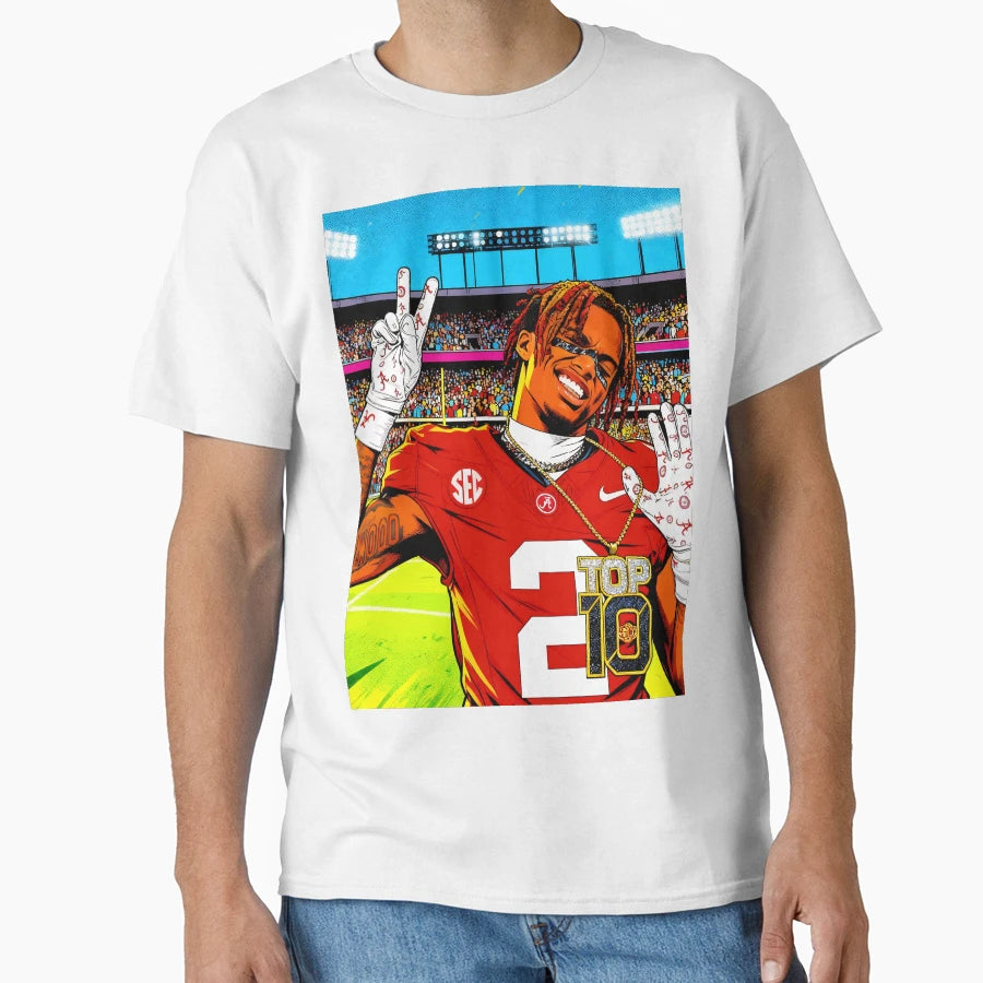 Crimson Tide Victory Pose T-Shirt - Minimalist Print for Adults - T-Shirt, Sweatshirt, Hoodie