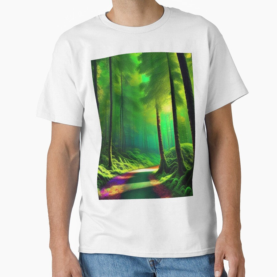 Enchanted forest Ai Generated by AiGens - Adult & Kids T-Shirts, Sweatshirts & Hoodies apparel design preview 1