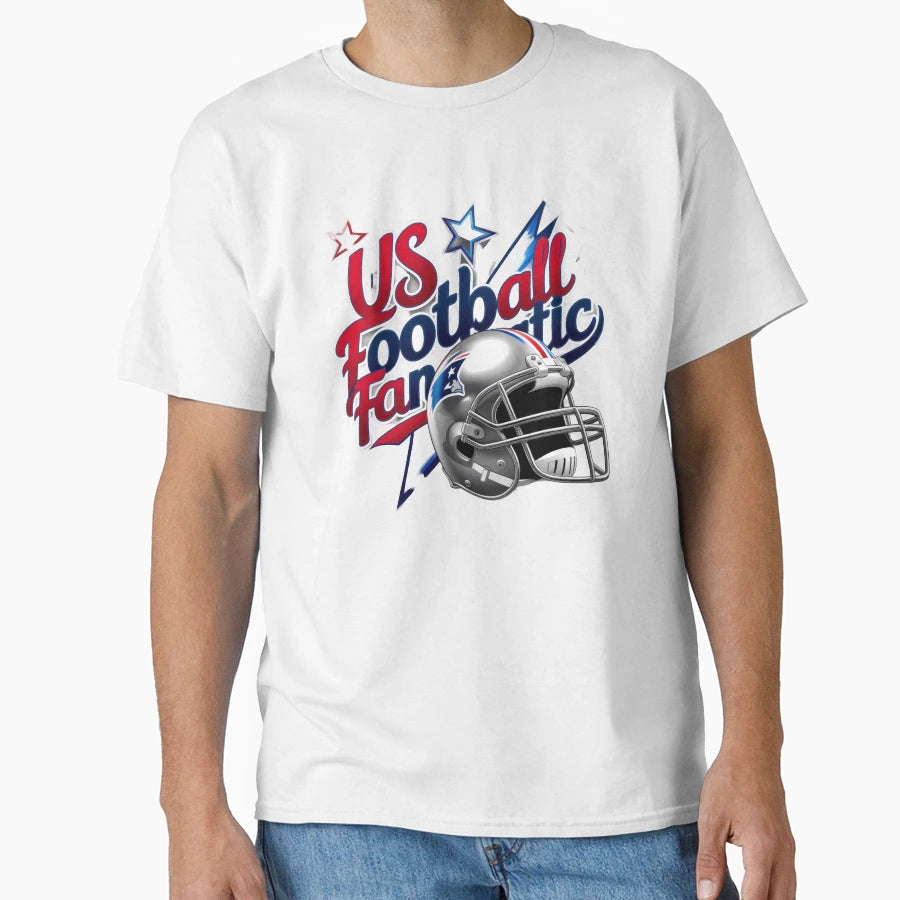 Usa Football Fanatic T-Shirt - Fun Novelty Design Unisex - T-Shirt, Sweatshirt, Hoodie
