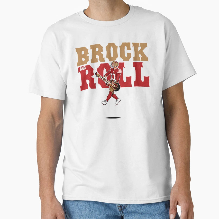 Purdy Brock Brock And Roll T-Shirt - Trendy Graphic for Adults - T-Shirt, Sweatshirt, Hoodie