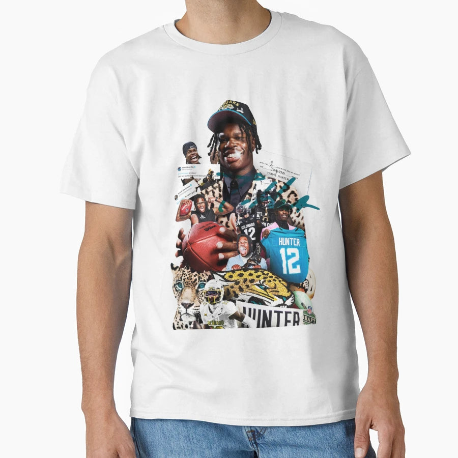 Travis Hunter T-Shirt - Unique Graphic Unisex - T-Shirt, Sweatshirt, Hoodie