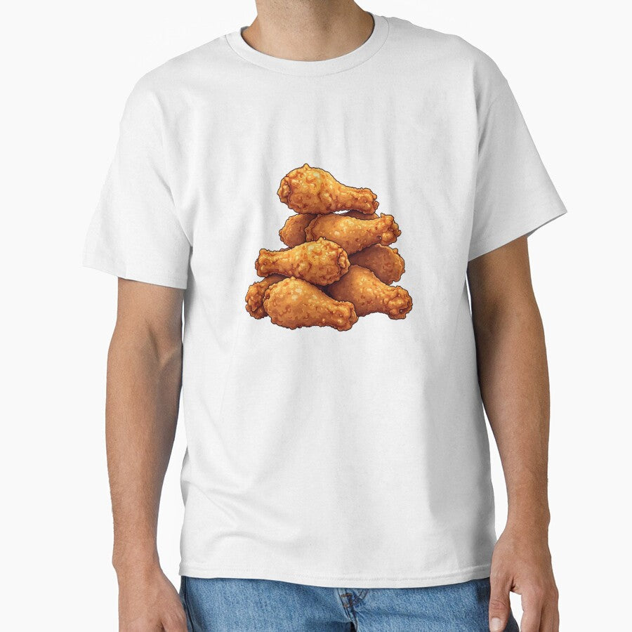 Vintage Fried Chicken Wings Retro Food Lover by - Adult & Kids T-Shirts, Sweatshirts & Hoodies apparel design preview 1