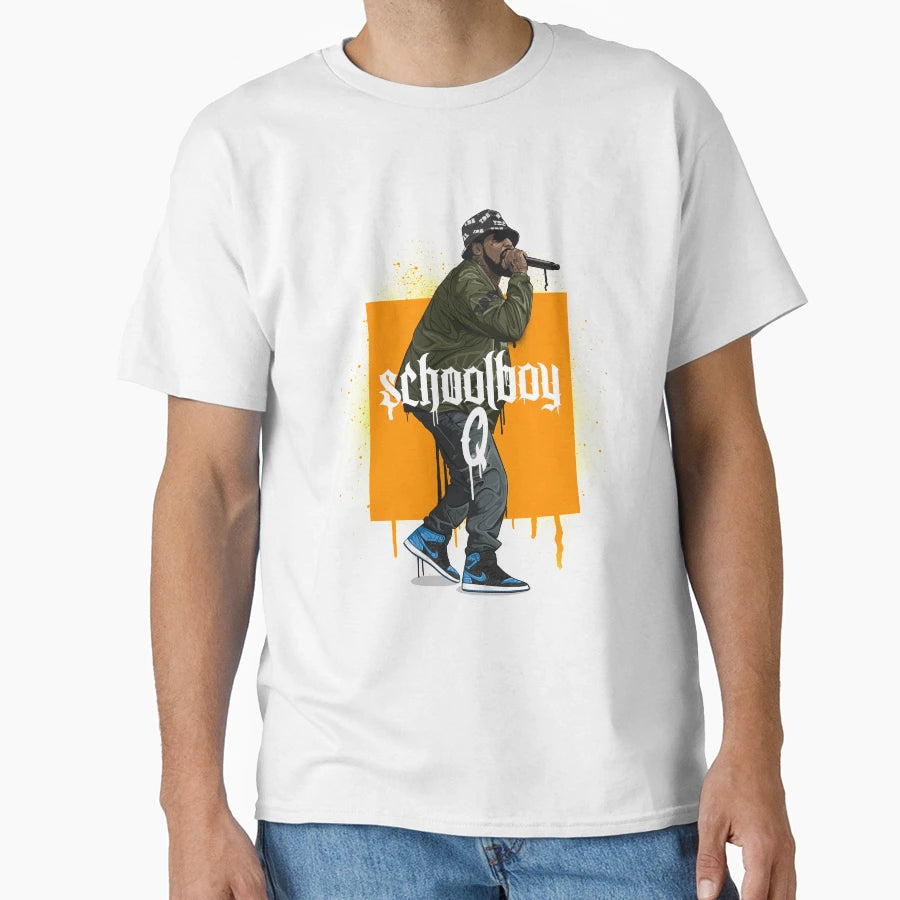 Schoolboy Q T-Shirt - Casual Everyday Wear for Adults - T-Shirt, Sweatshirt, Hoodie