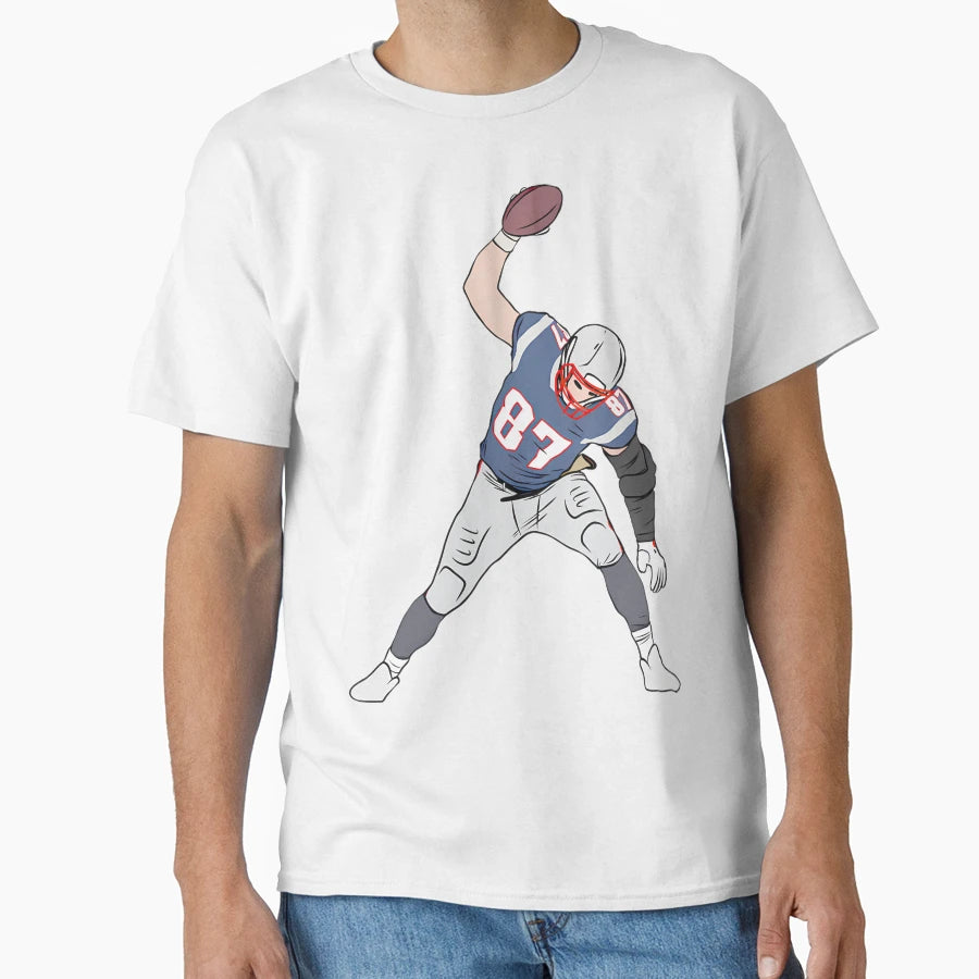 Gronk Spike American Football Legend T-Shirt - Novelty Apparel for Adults - T-Shirt, Sweatshirt, Hoodie