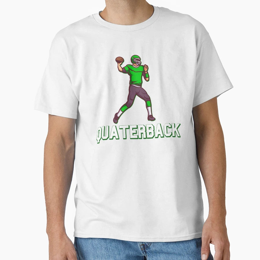 Quaterback T-Shirt - Fun Novelty Design for Adults - T-Shirt, Sweatshirt, Hoodie