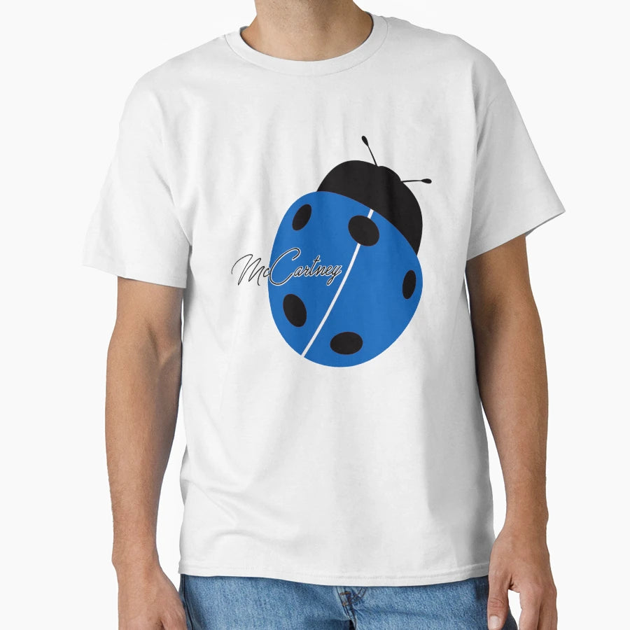 Blue Beatle Bug Paul Mccartney T-Shirt - Minimalist Print for Adults - T-Shirt, Sweatshirt, Hoodie