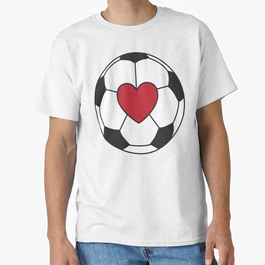 I Heart Soccer T-Shirt - Minimalist Print Unisex - T-Shirt, Sweatshirt, Hoodie