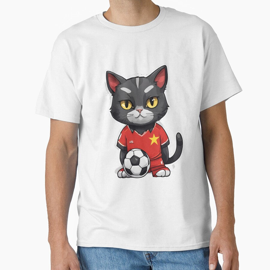 CHINA Sports Team: a Cat wearing colours of Japanese - Adult & Kids T-Shirts, Sweatshirts & Hoodies apparel design preview 1