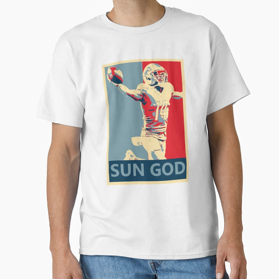 Amon Ra St Brown Lions Sun God T-Shirt - Casual Everyday Wear Men Women - T-Shirt, Sweatshirt, Hoodie