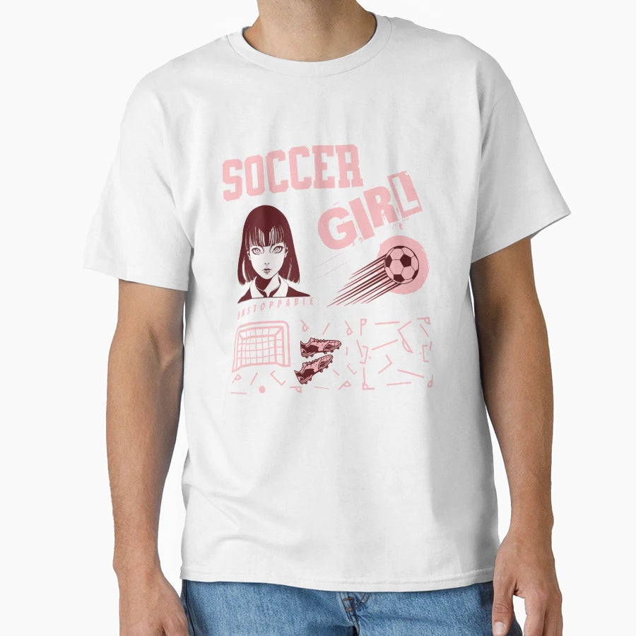 Unstoppable Soccer Collage T-Shirt - Graphic Print Unisex - T-Shirt, Sweatshirt, Hoodie