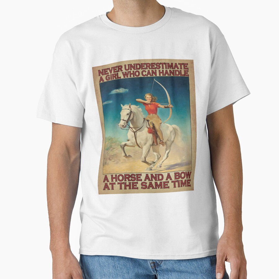Never Underesttimate A Girl by JakeGoodwin - Adult & Kids T-Shirts, Sweatshirts & Hoodies apparel design preview 1